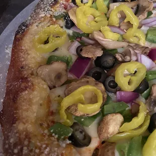 Intergalactic Vegetarian Pizza