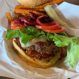 Wild Bleu Yonder Burger
