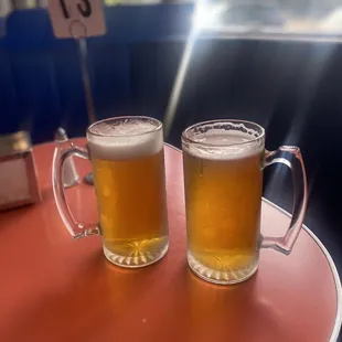 Beer on tap