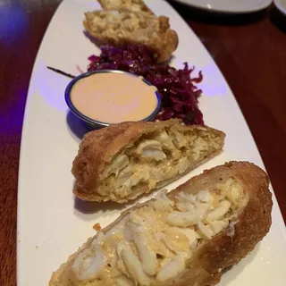Crab Cake Egg Rolls
