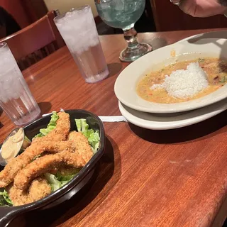 Parmesan Crispy Fried Salmon Bites
