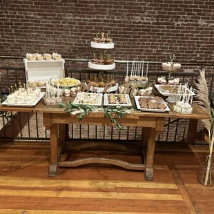 Rustic Wedding Dessert Table | Long Beach, CA