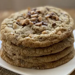 Butterscotch Toffee Cookies | Online bakery in Long Beach | Local delivery in Long Beach &amp; Los Angeles | Curbside Pickup in Long Beach