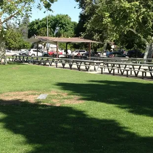 One of two picnic areas available for rent