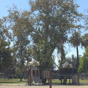 Small play area.