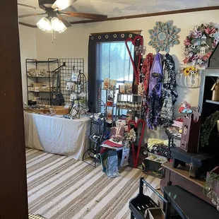2 of 3 boutiques upstairs - LOCAL VENDORS!