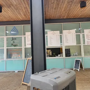 the outside of a coffee shop