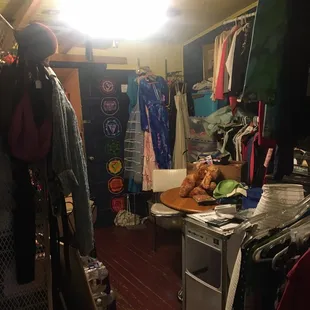 There is a thrift store in the back!