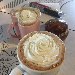 Great signature coffees served in original cups