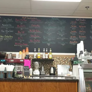 Lunch menu
