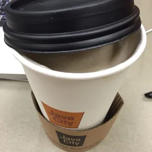 Medium white mocha latte!