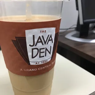 vanilla iced coffee no ice :)