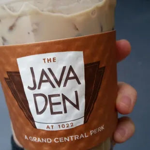 peanut butter mocha, iced