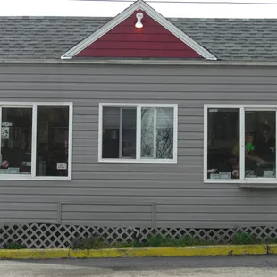 View of the drive-up window