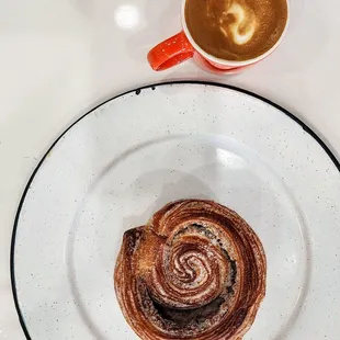 Morning Bun and Cortado