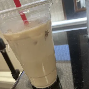 Cockroach in my drink. Spit it out in front of 10 people. Disgusting place!