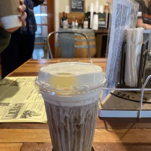 Amazing cold brew and they have beer &amp; wine!