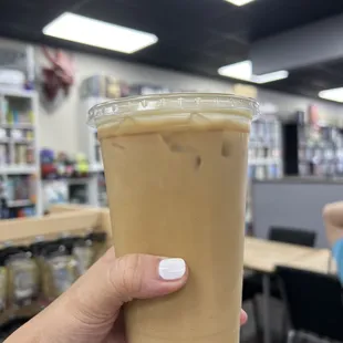 Latte with lavender and white chocolate sooo good