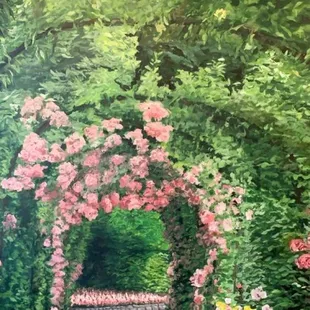 Beautiful mural on the wall