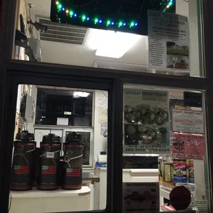 the inside of a restaurant