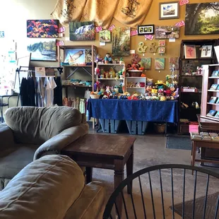 Lots of local vendors sell their wares here. They are all very interesting &amp; beautiful.