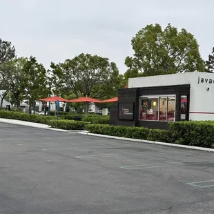 Side View + Parking for customers