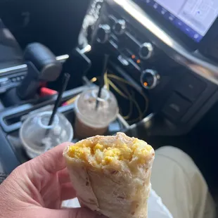 Very dry I would say frozen and microwaved .