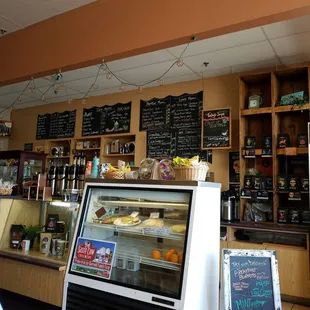 Quaint shop with fresh, organic, vegetarian, and gluten-free components