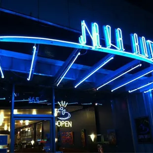 I like the overall design of their sign, but it kinda looks like &quot;Nava Rott&quot; because of the chosen typeface.