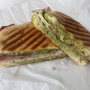 Pesto Turkey Panini