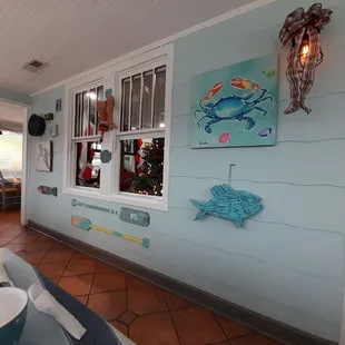 a view of the dining room