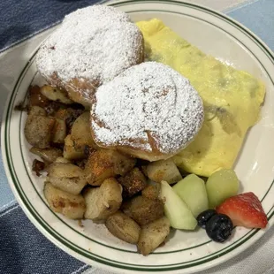 Generous portions and a mix of savory and sweet