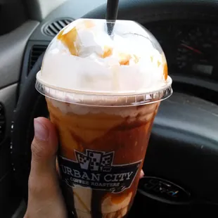 Snickers blended drink. The best!