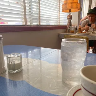 two people sitting at a table