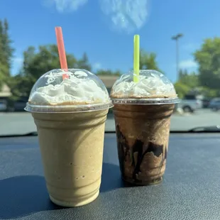 Blended toffee nut silk and Milky Way