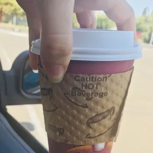 My mom's Mocha with half the chocolate