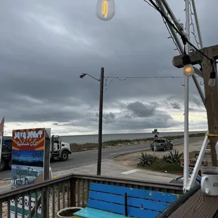 The beach is just across the street!