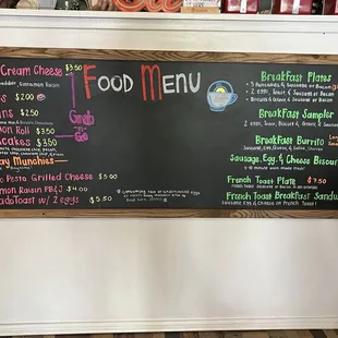 Food menu