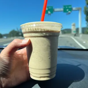 Blended espresso shake. Very good!