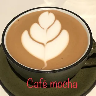 Café Mocha, Coffee meets chocolate, the taste of home. 100% Kona beans.