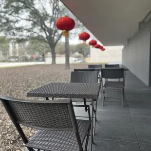 Outside seating