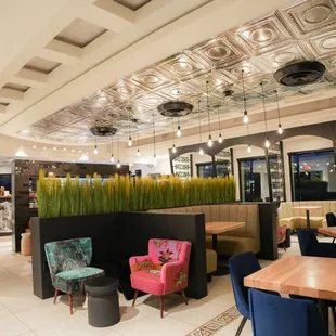 the interior of a restaurant