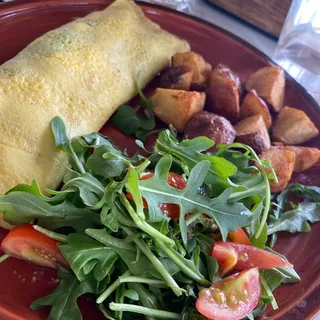 Mushroom Spinach Omelet