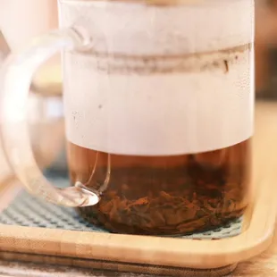 How they serve their hot tea