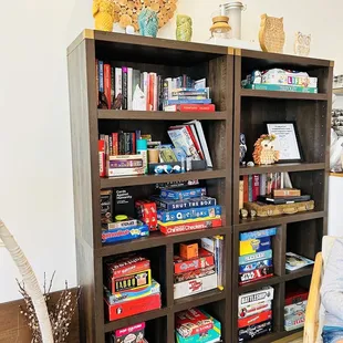 Books and board games
