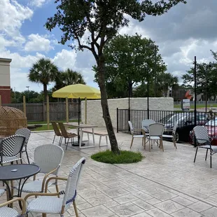 Outdoor seating