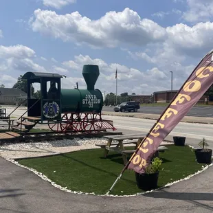 sushi and sashimi, outside