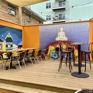 Larger outdoor tables available
