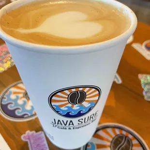 Lavender latte