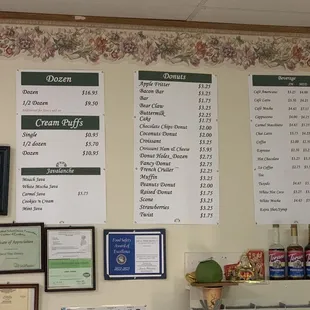 Menu October 2023